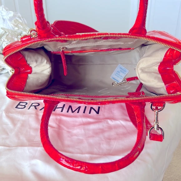 🔥NWT Brahmin Caroline Satchel!🔥 - Picture 6 of 12